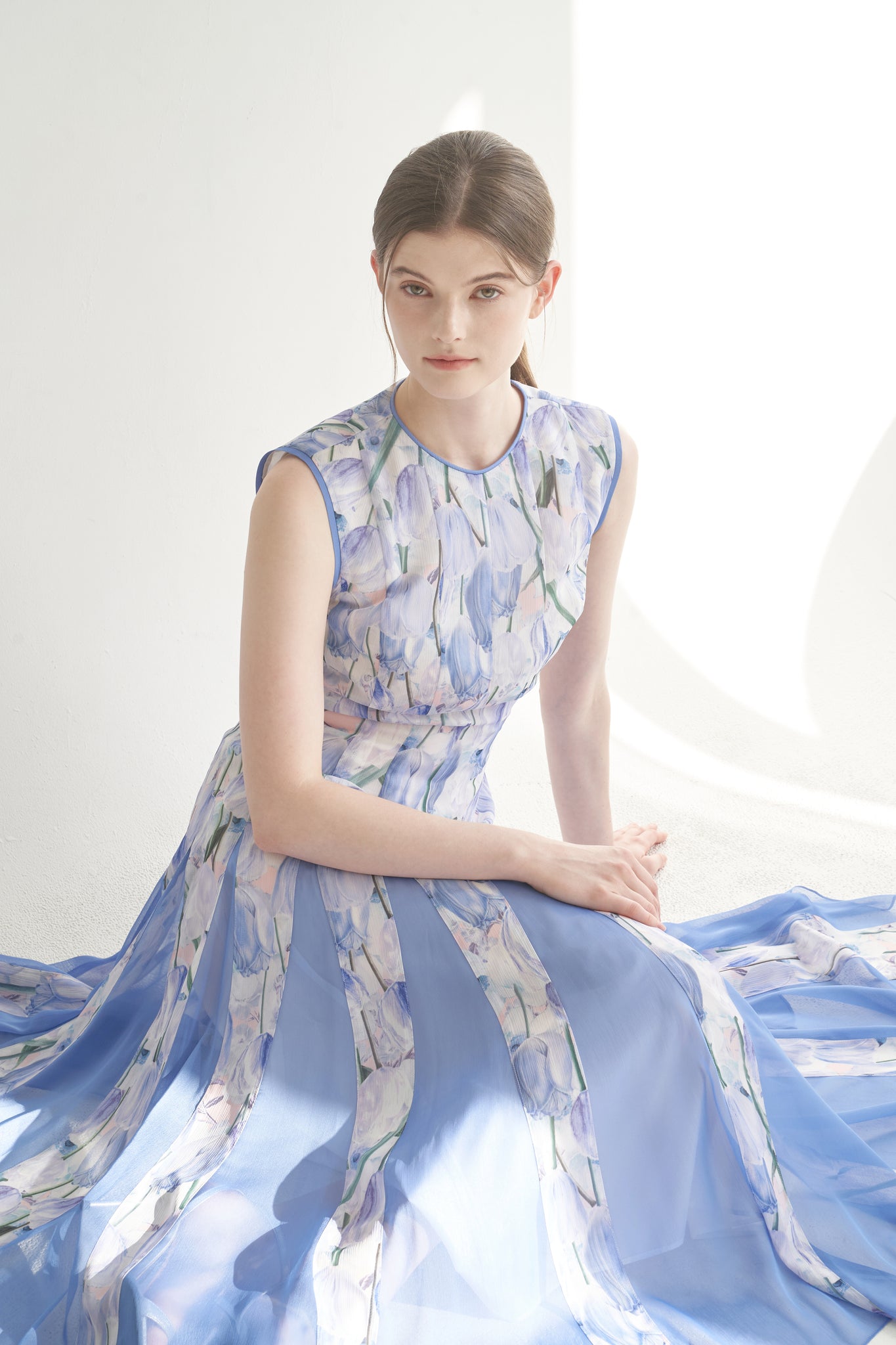 Camilla Watercolor Midi Dress Nora Noh