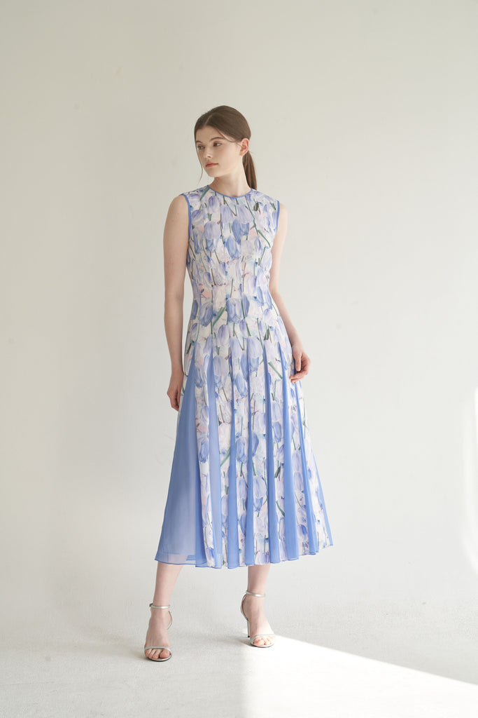 Camilla Watercolor Midi Dress